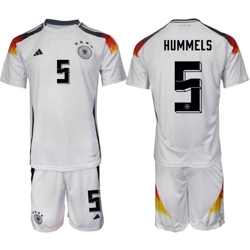 Men 2024-2025 Season Germany home white 5 Soccer Jersey